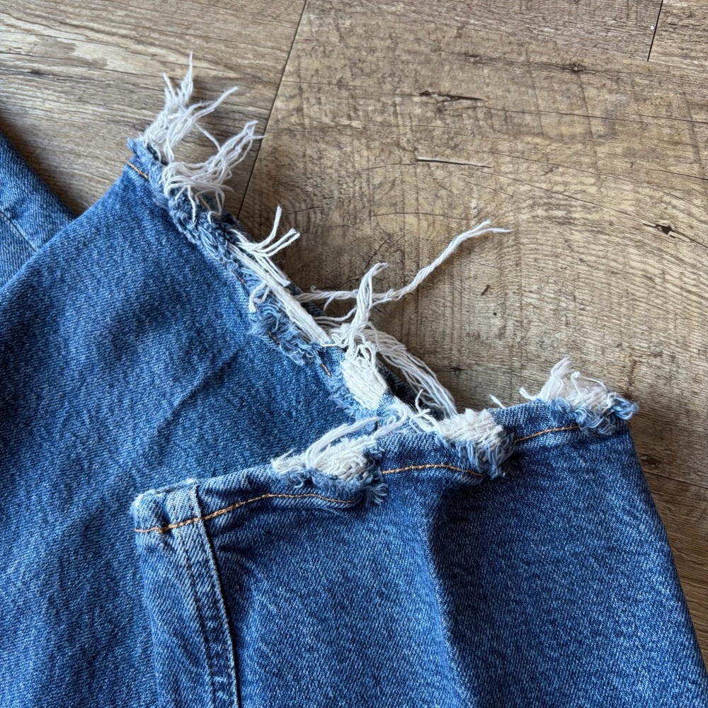 Agolde Riley High Rise Straight Crop Jeans - Picture 12 of 12